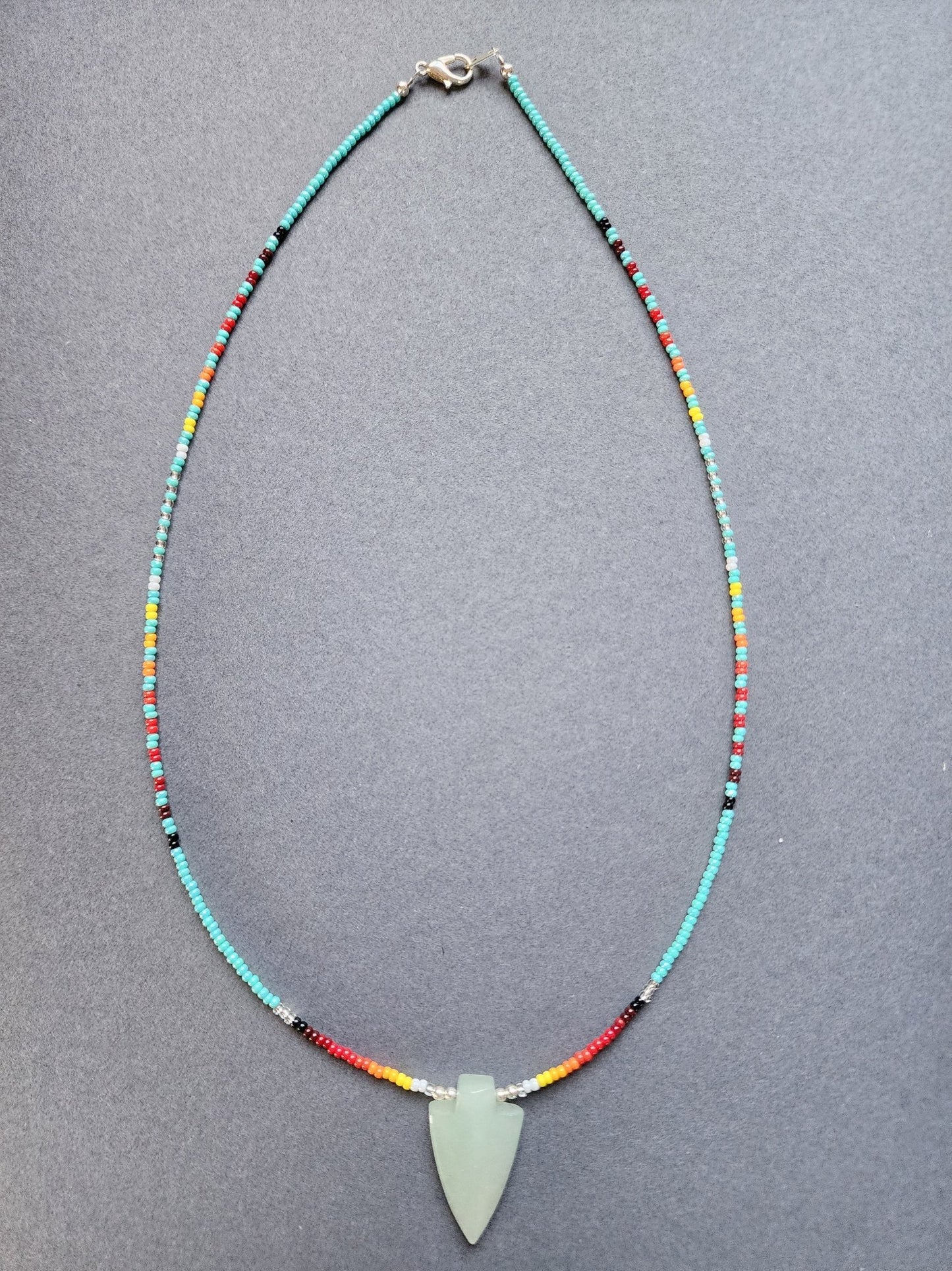 B - 014 Beaded Necklace "Love Song" - Twiss Gallery