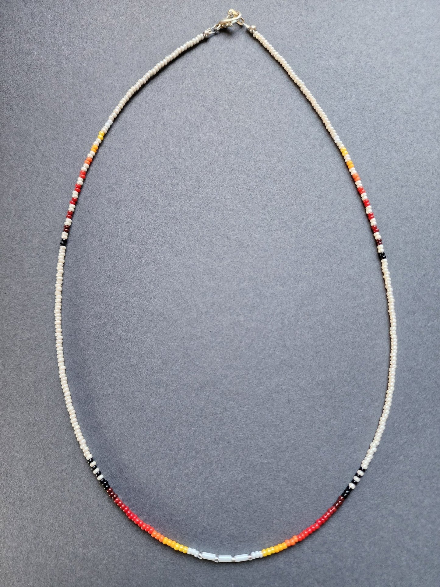 B - 05 Beaded Necklace "Warm Breeze" - Twiss Gallery