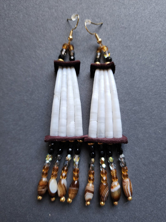 C - 016 Dentilum Earrings - Twiss Gallery