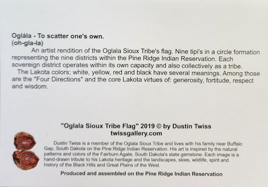 N - 07 "OST Flag" Notecard - Twiss Gallery