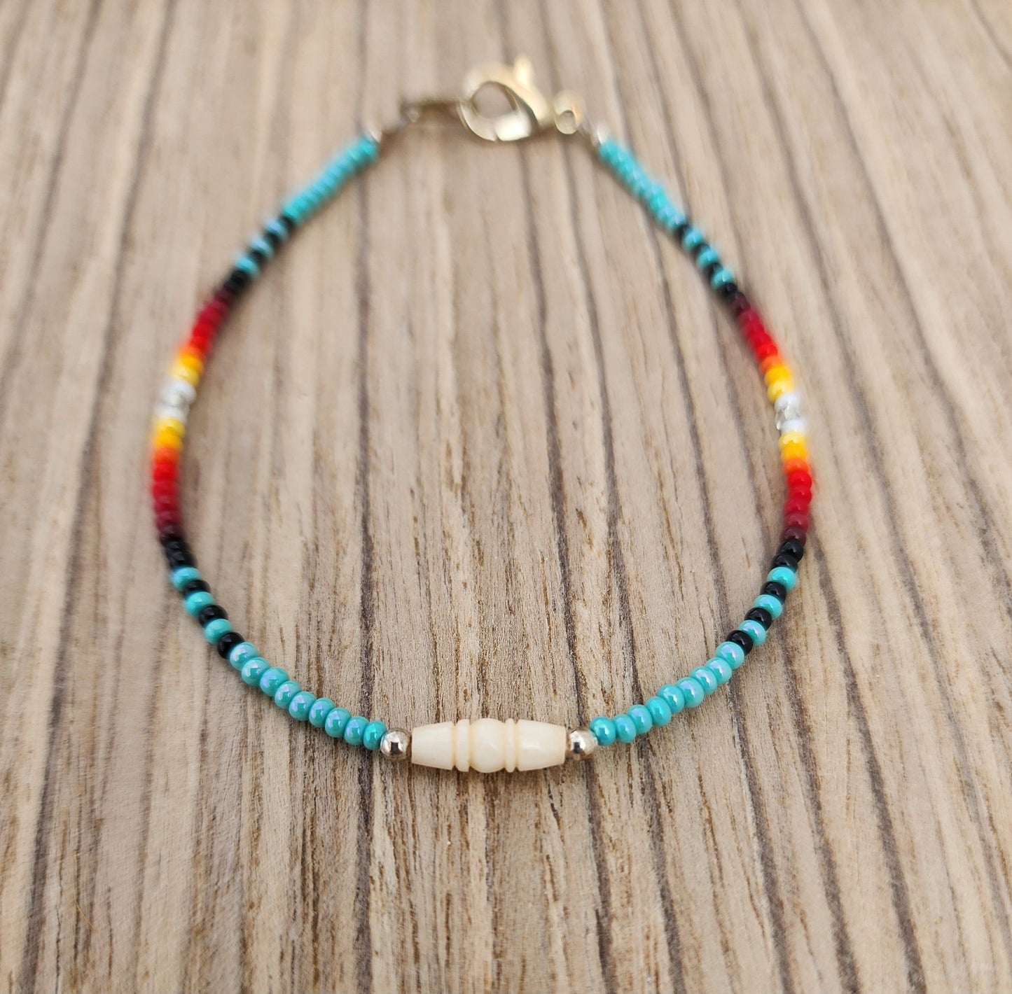 AA - 01 Beautiful Beaded Bracelet. - Twiss Gallery