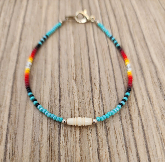 AA - 01 Beautiful Beaded Bracelet. - Twiss Gallery