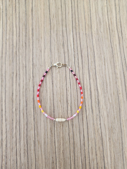 AA - 010 Beautiful Beaded Bracelet. - Twiss Gallery