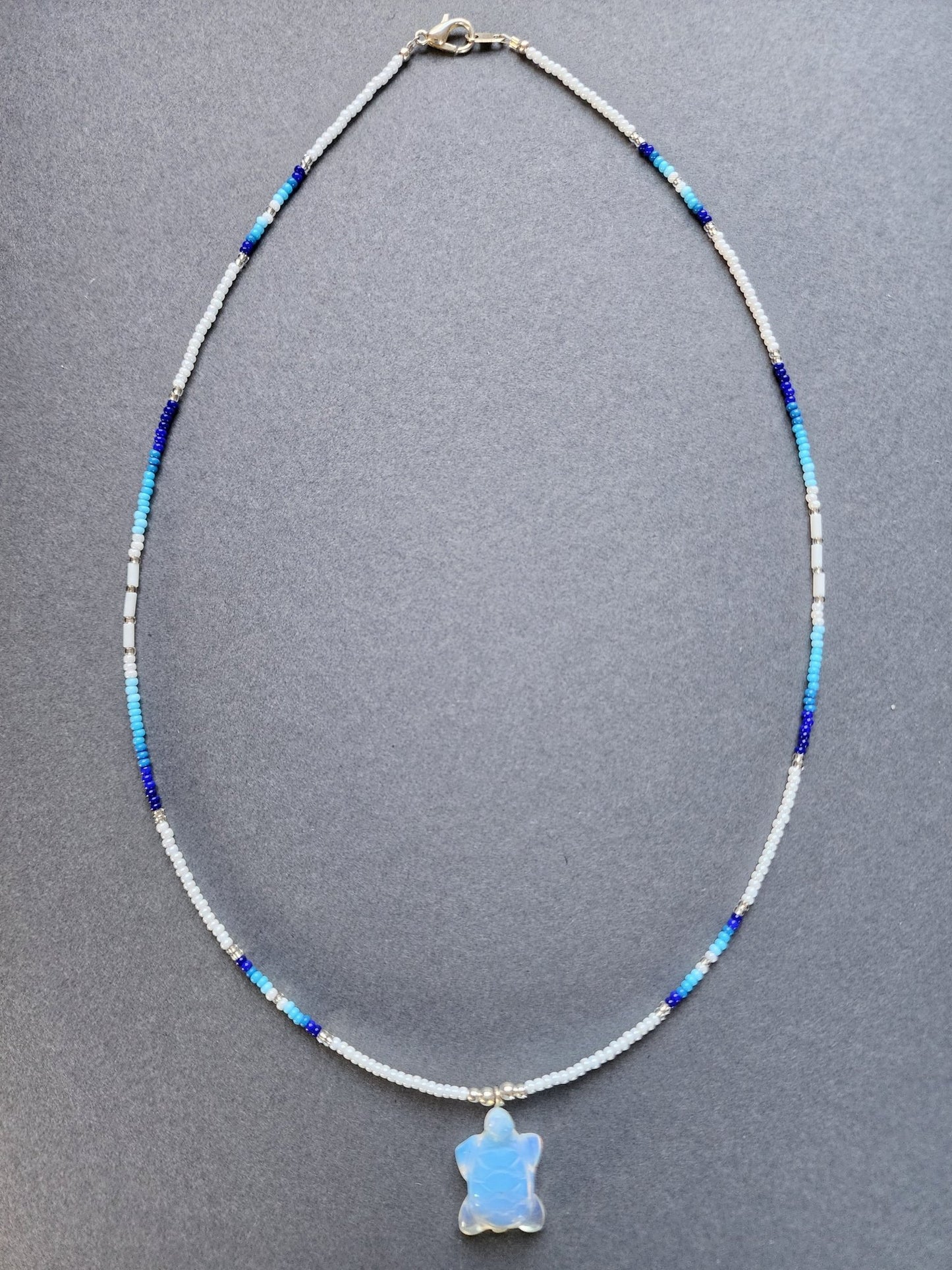 B - 012 Beaded Necklace "River Lodge" - Twiss Gallery