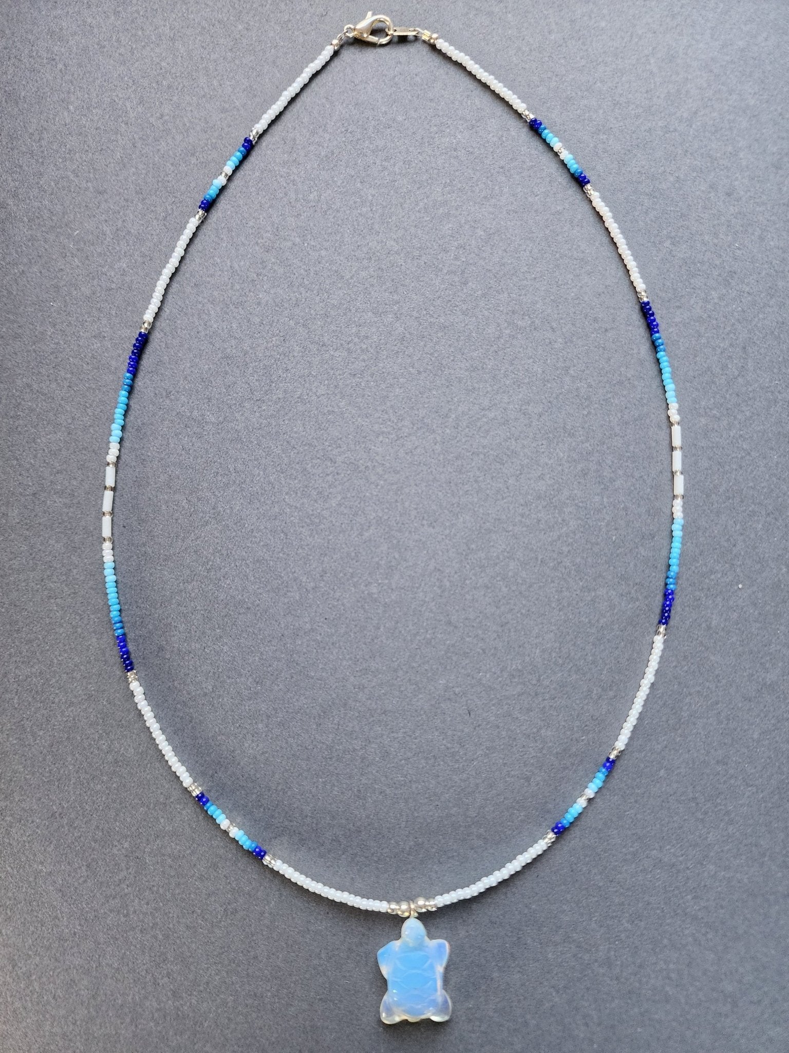 B - 012 Beaded Necklace "River Lodge" - Twiss Gallery