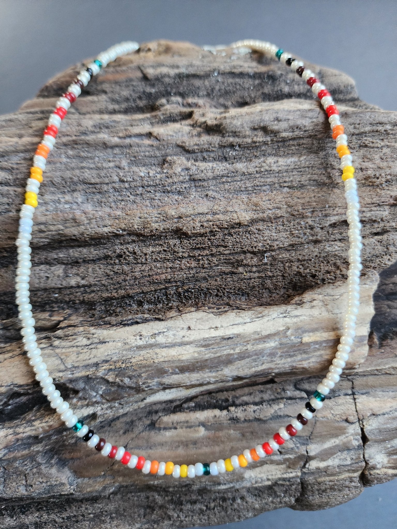 B - 021 Beaded Necklace "Healing Journey" - Twiss Gallery