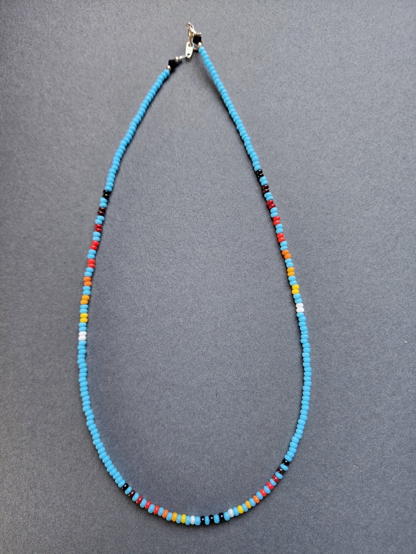 B - 023 Beaded Necklace "Fresh Water" - Twiss Gallery