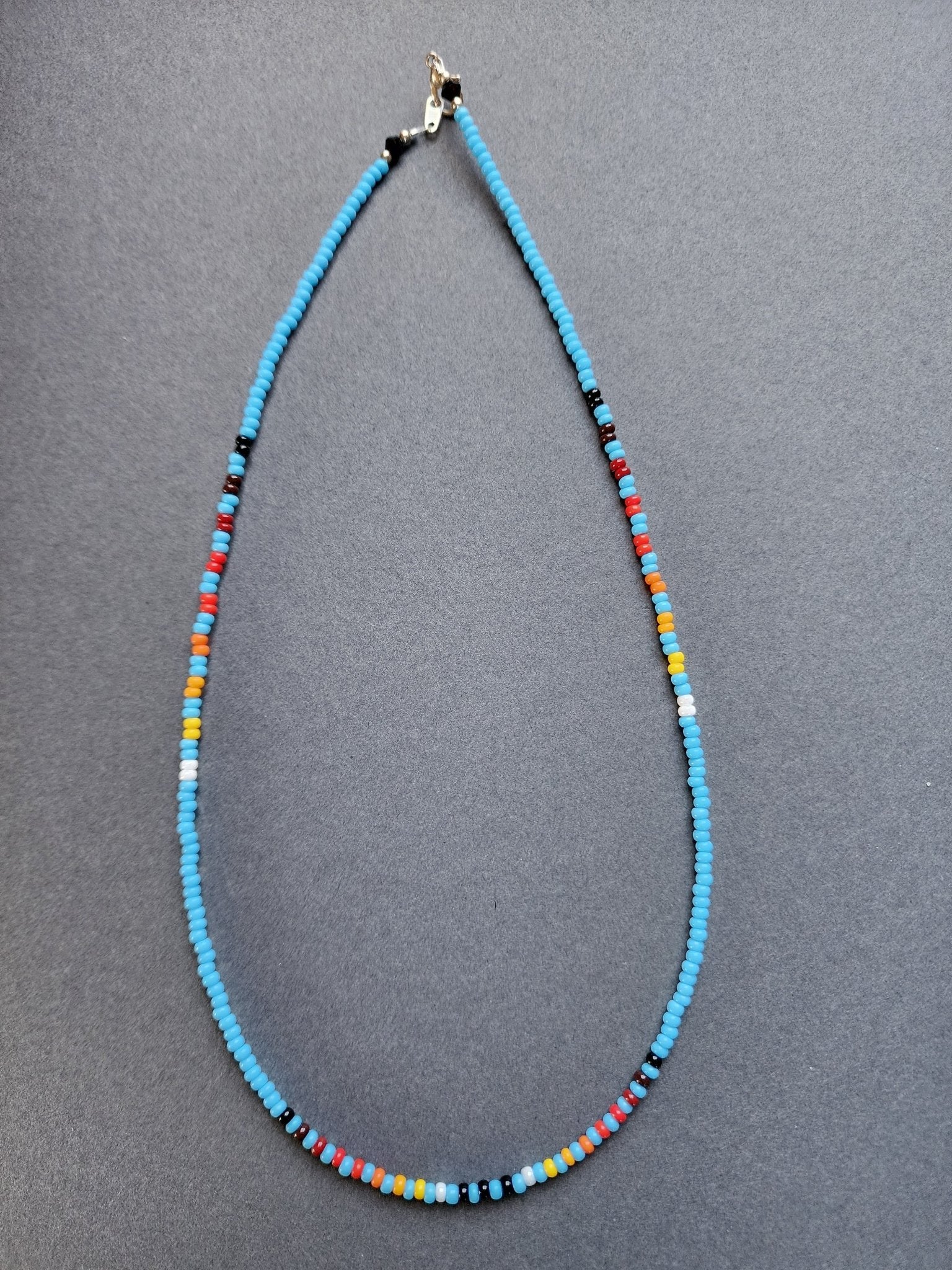 B - 023 Beaded Necklace "Fresh Water" - Twiss Gallery