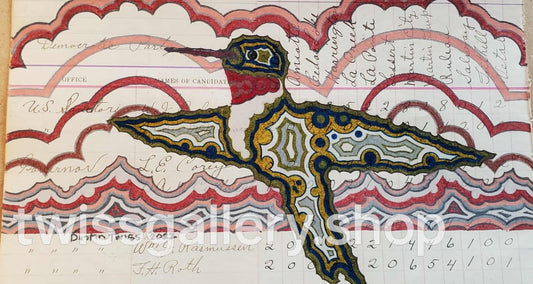 Badlands Hummingbird - Notecard - Twiss Gallery