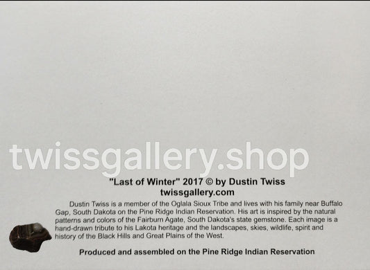 N-029 "Last Of Winter" Notecard