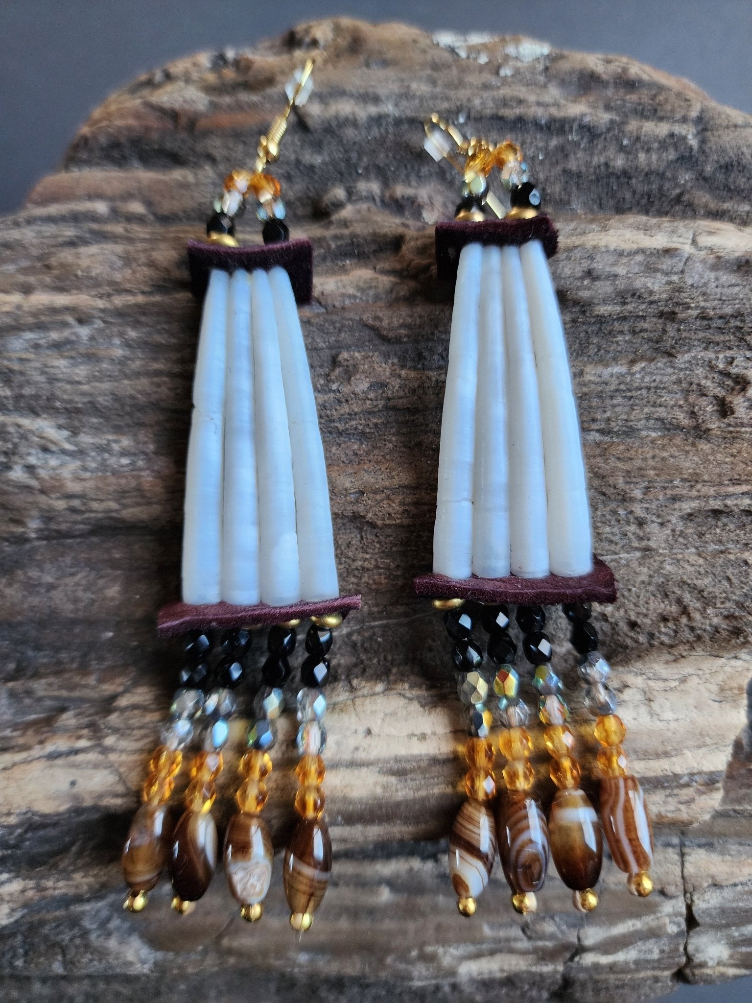 C - 016 Dentilum Earrings - Twiss Gallery