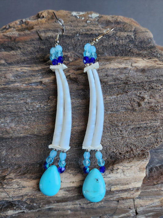 C - 018 Dentilum Earrings - Twiss Gallery