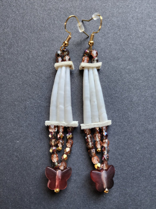 C - 021 Dentilum Earrings - Twiss Gallery