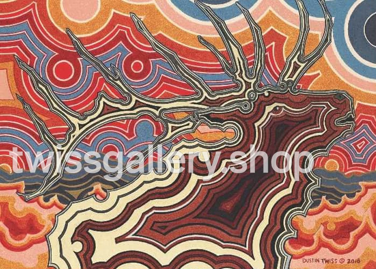 Calling Bull - Notecard - Twiss Gallery