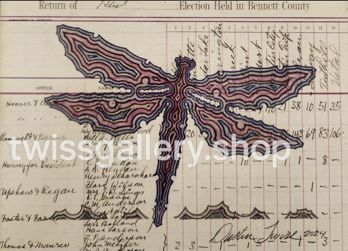 P - 10 Badlands Dragonfly - Print - Twiss Gallery