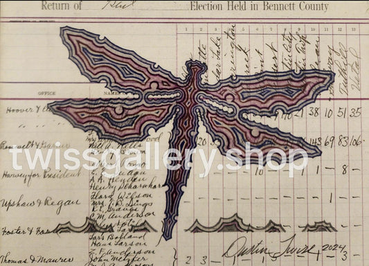 P - 10 Badlands Dragonfly - Print - Twiss Gallery