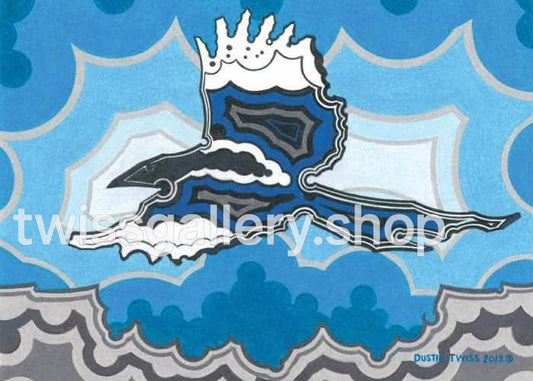 Prairie Magpie - Notecard - Twiss Gallery