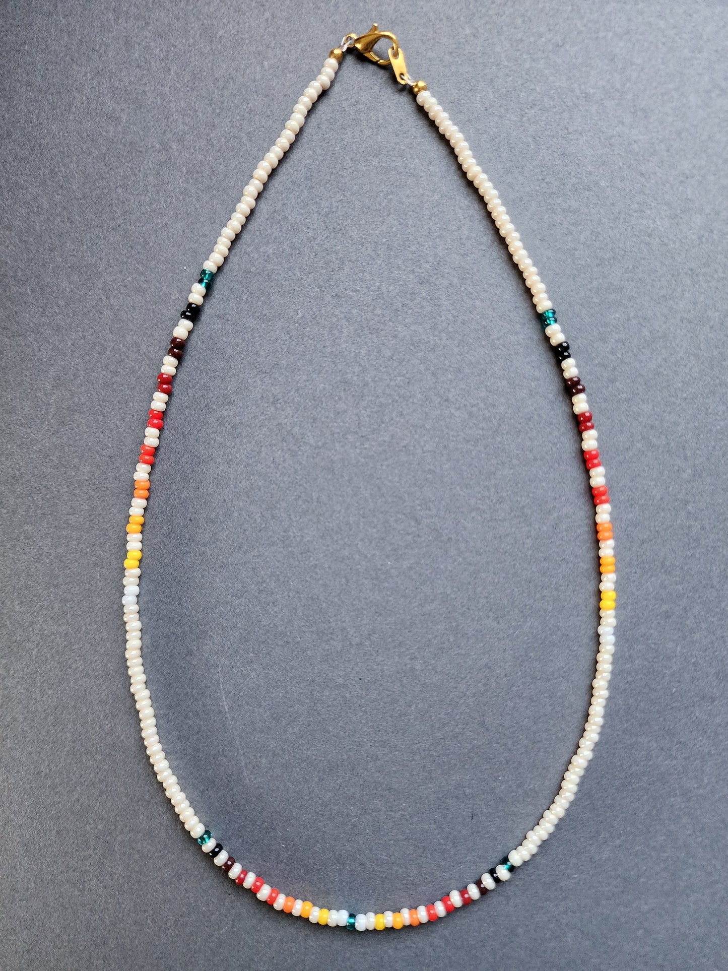 B-021 Beaded Necklace "Healing Journey"