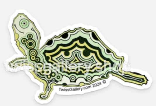 Turtle Sticker - Twiss Gallery