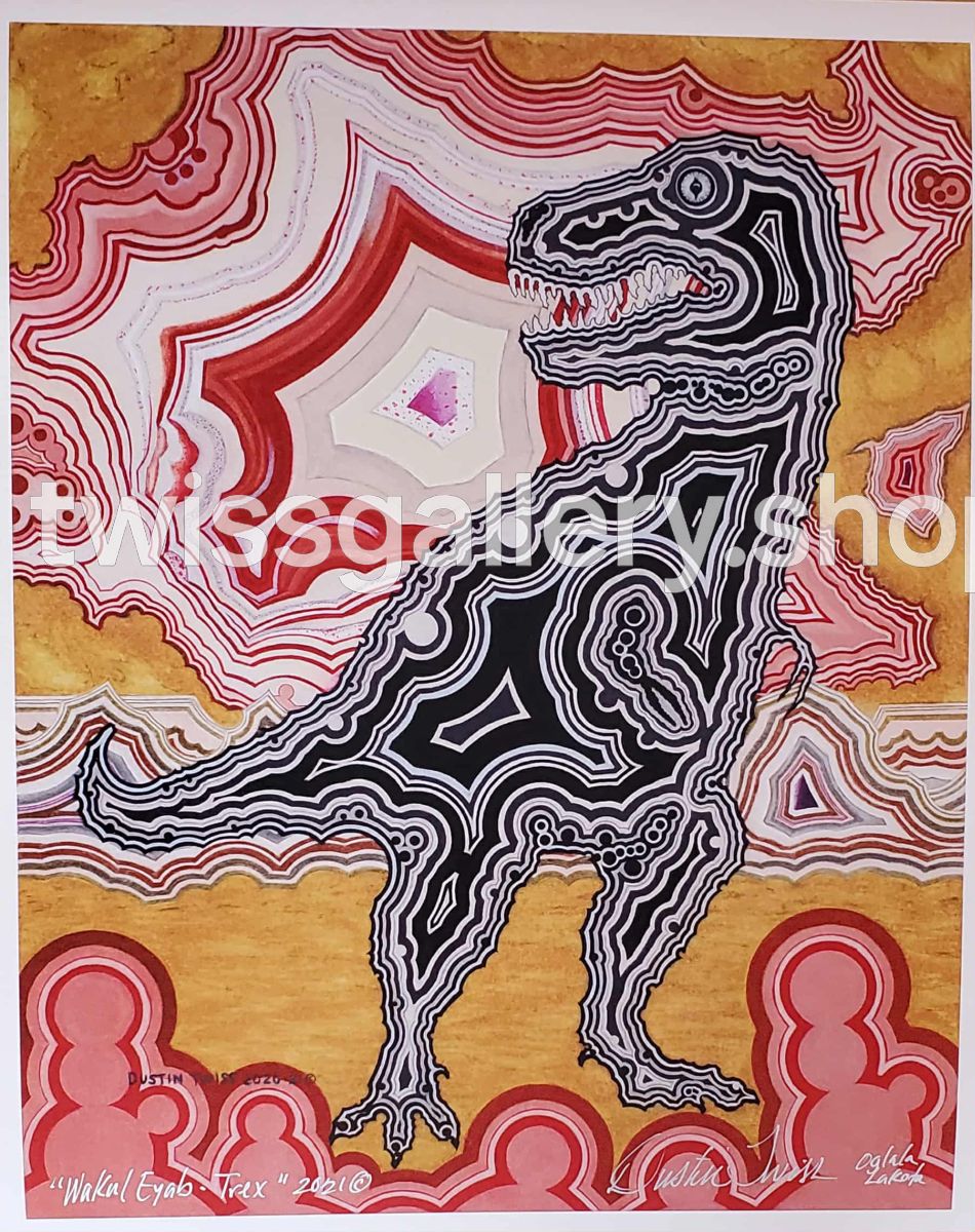 Tyrannosaurus - Notecard - Twiss Gallery