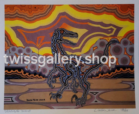 Velociraptor - Notecard - Twiss Gallery