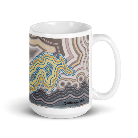 White glossy mug - Twiss Gallery